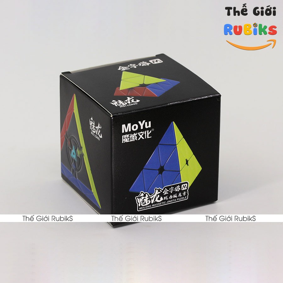 Rubik Pyraminx MoYu MFJS MeiLong Jinzita Pyramid M Tam Giác Có Nam Châm