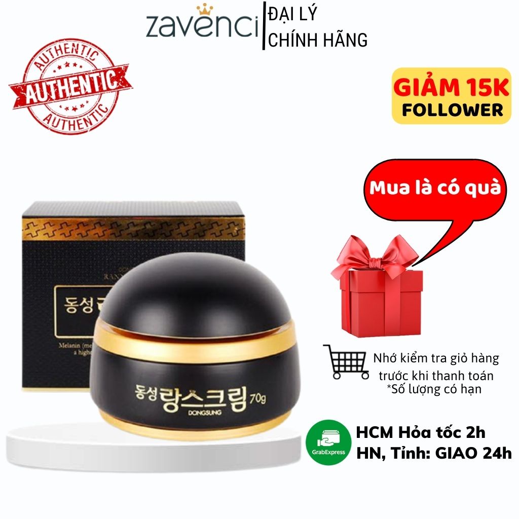 Kem nám dưỡng trắng da DONGSUNG Rannce Cream Hàn Quốc - mini 10g - ZAVENCI Official