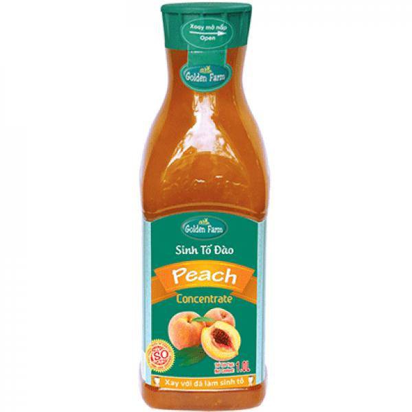 Sinh tố đào nguyên chất 500ml ⚡ SIÊU HOT ⚡ sinh tố đào làm thức uống vị ngọt thơm ngon