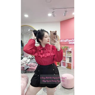ÁO TIỂU THƯ CỘT NƠ CỔ BIGSIZE