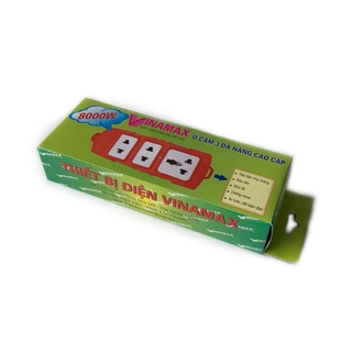 Ổ cắm chịu tải VINAMAX - Ổ 3, ổ cắm chịu tải 8000W 3 ổ
