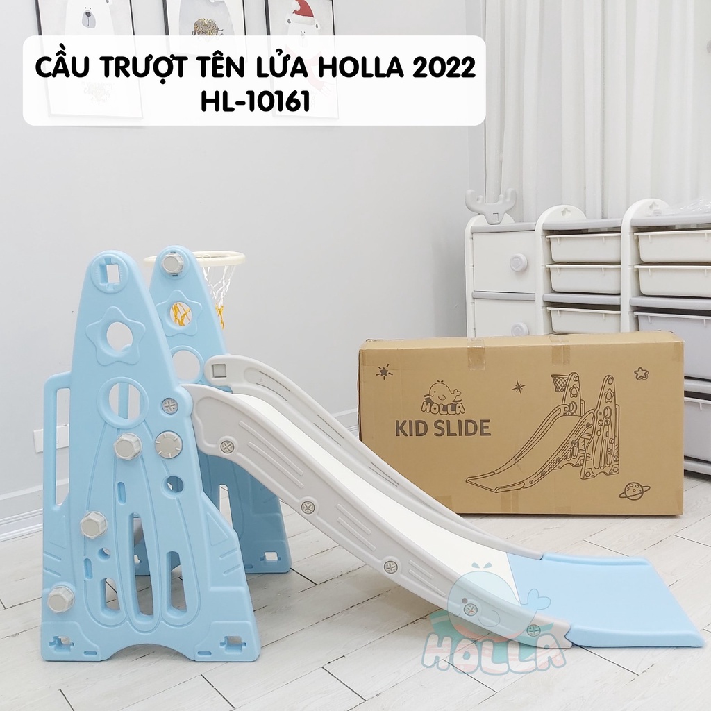 Cầu trượt tên l.ửa Holla 2022 HL-10161| Cầu trượt cho bé Holla chính hãng an toàn cho bé vừa học, vừa vui chơi