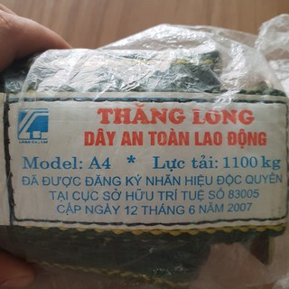 Dây bảo hộ lao động A4 Thăng Long màu xanh đảm bảo an toàn