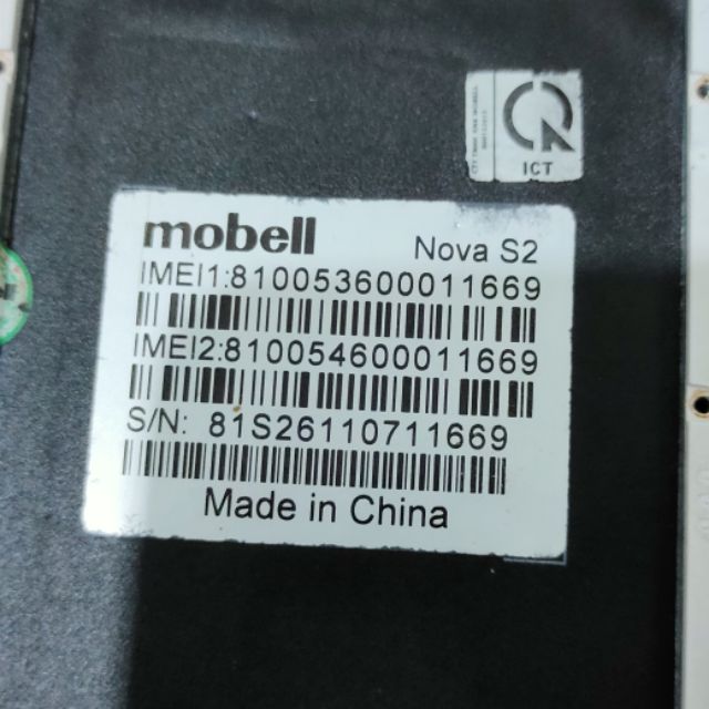 Xác Mobell Nova S2 còn màn treo logo