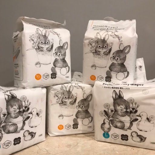 Bỉm momo rabbit nội địa HÀN Quốc dán/quần đủ size S36/M32/L30/xl28/L28/xl22/xxl18