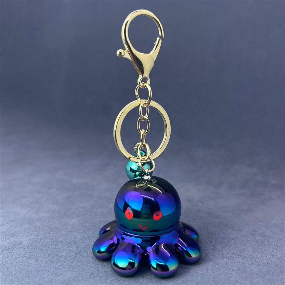 Móc Khóa Hình Bạch Tuộc Cầu Vồng Dễ Thương