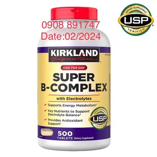 🇺🇸 Viên uống vitamin Supper B – complex 500 viên của Mỹ