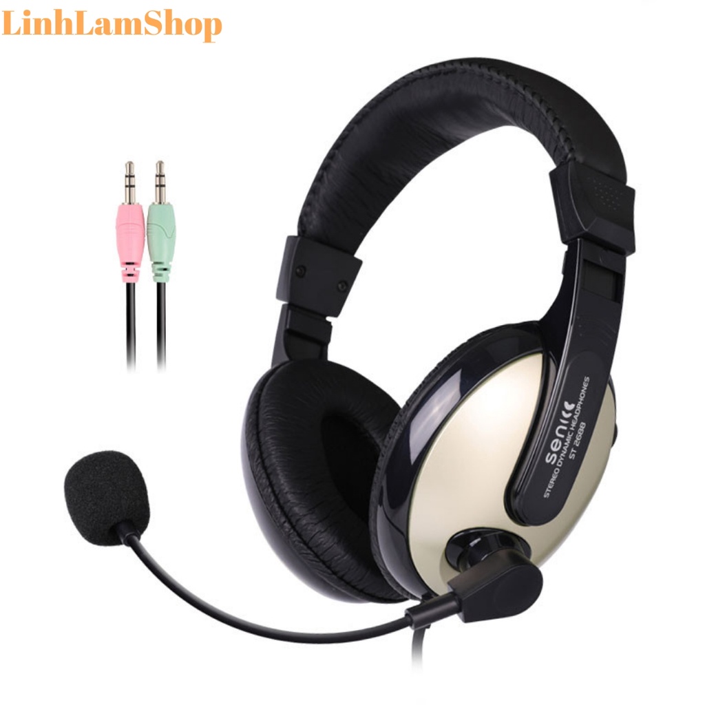 TAI NGHE GAME THỦ CHỤP TAI TN05 CÓ MIC THOẠI SÀNH ĐIỆU ÂM THANH CỰC CHẤT ( dùng tốt cho cả điện thoại và máy tính )