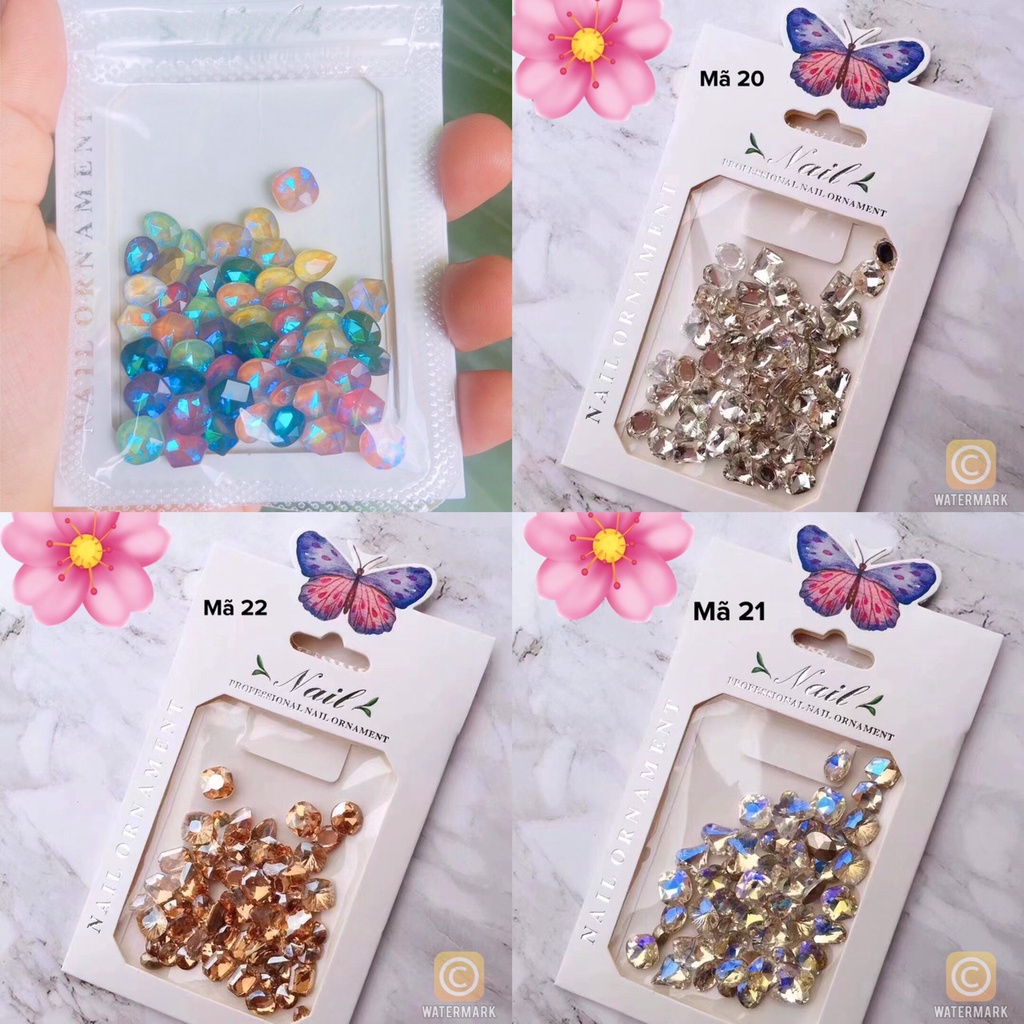 Đá khối siêu sáng siêu đẹp -bao sáng thị trường dành cho Nail
