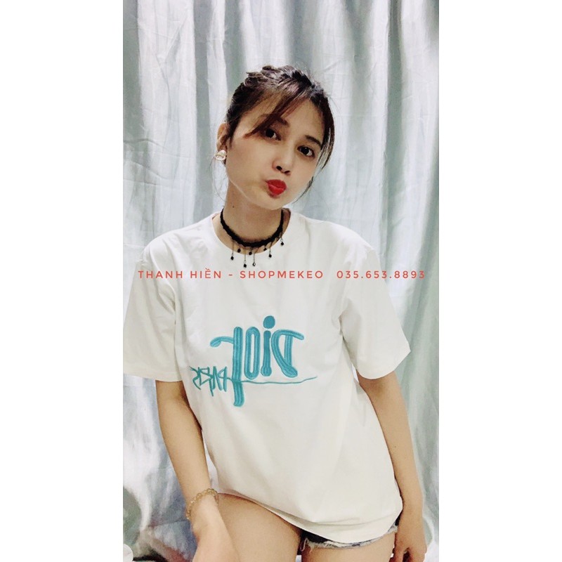 (HÀNG LOẠI 1) Áo phông thêu  DI O R  100% cotton đủ size 40-70kg | BigBuy360 - bigbuy360.vn