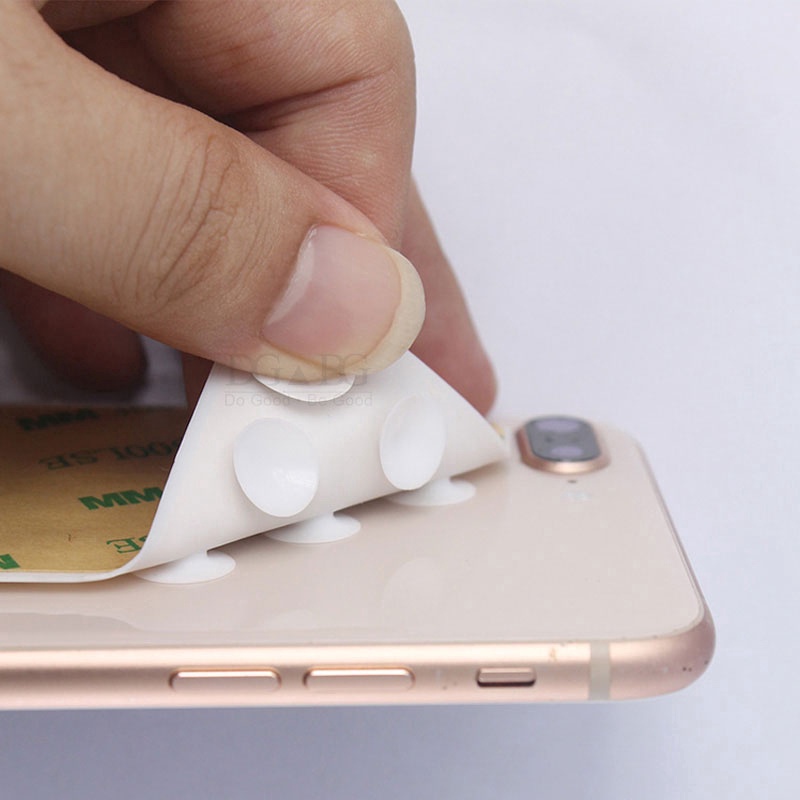 [Mới] Giác Hút Cao Su Silicone 3M Tự Dính Cho Sửa Chữa / Hai Mặt Lưng Điện Thoại Có Giác Hút