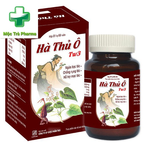 HÀ THỦ Ô TW3  - Giảm nguy cơ tóc bạc sớm, gãy rụng tóc