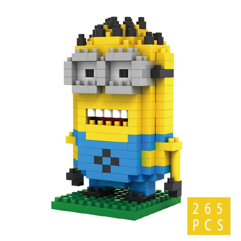 Mô Hình Đồ Chơi Lắp Ráp Mini Hình Minion Xinh Xắn Cho Bé