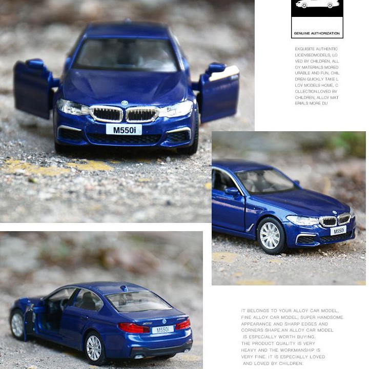 Mô hình xe kim loại BMW M550i tỷ lệ 1:36