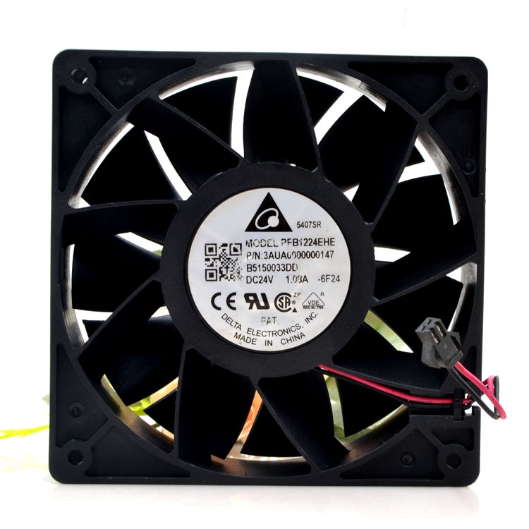 Quạt làm mát biến tần gió cao Delta PFB1224EHE 12CM 12038 24V 1.08A