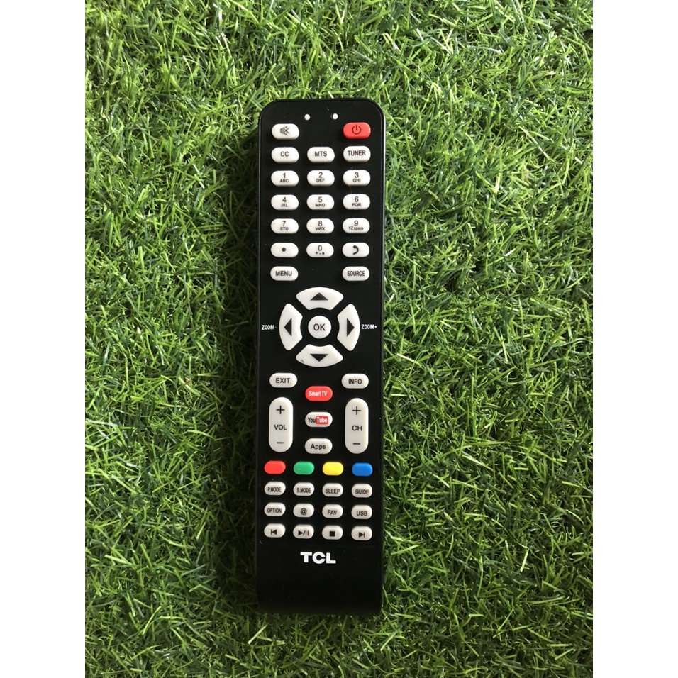 Điều khiển tivi TCL cho tivi Smart internet chính hãng zin theo máy -tặng kèm pin chĩnh hãng - Remote TV TCL youtube