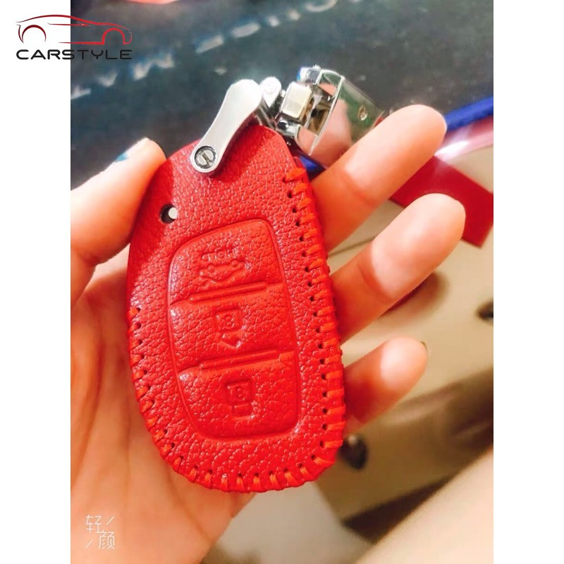 Bao da dùng cho Hyundai Elantra, Tucson, i10 2020 Bao da chìa khóa ô tô Hyundai bảo vệ chìa bền đẹp và chắc chắn ốp cho các loại smartkey i10, tucson, elantra