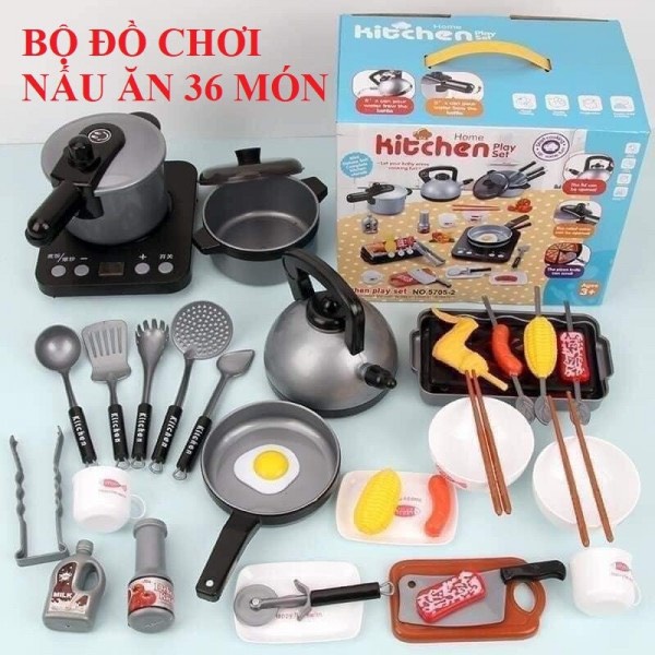 BỘ ĐỒ CHƠI NẤU ĂN 36 MÓN CHO BÉ YÊU