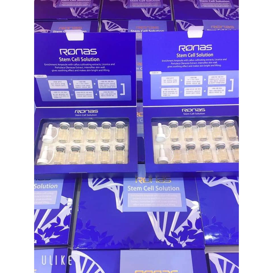 (1 Hộp 10 lọ) Tế Bào Gốc Ronas Stem Cell Solution- Da Mụn, Nám, Sẹo,Tàn Nhang | BigBuy360 - bigbuy360.vn