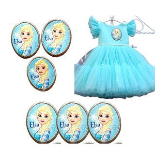 Sticker Ủi, Miếng Pacth Ủi Hình Nữ Hoàng Băng Giá Elsa Dùng Trang Trí Quần Áo, Mũ Nón, Túi Xách Cho Bé