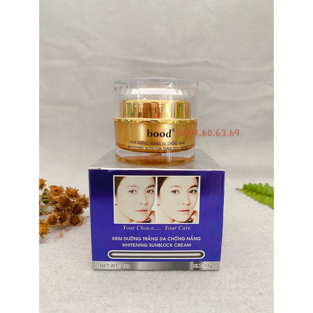 Kem dưỡng da Kem Dưỡng Trắng Da Chống Nắng 15g HOA SEN BOOD