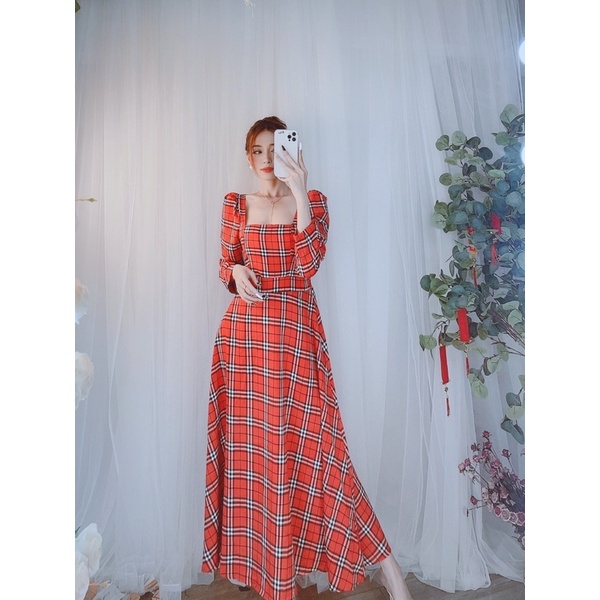 ĐẦM maxi Na Trịnh cổ Vuông