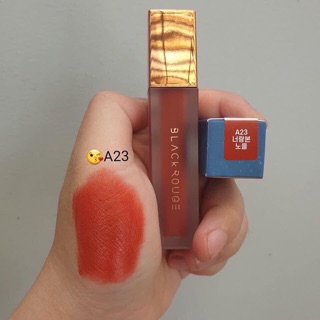 black rouge A23 đỏ cam cháy