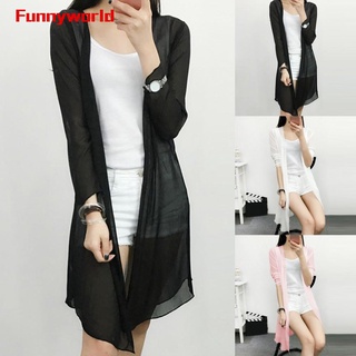 Áo Khoác Kimono Tay Dài Thời Trang Đi Biển Mùa Hè 2021 Chất Lượng Cao
