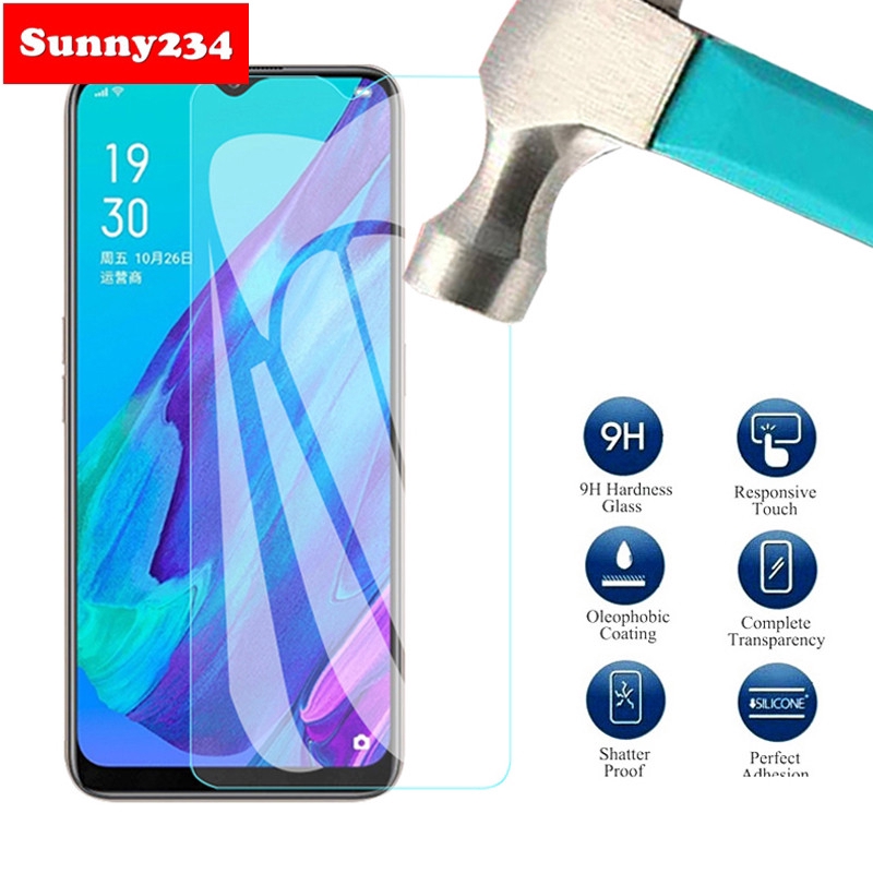 Miếng dán màn hình 9H 10D HD Full Cover Tempered Glass OPPO A52 A92 A92S A31 A9 A5 2020 A12 A37 A37F A3S A5S A7 A1K Realme 5i 5s 5 6 Pro C2 C1 C3HD Full Cover Film