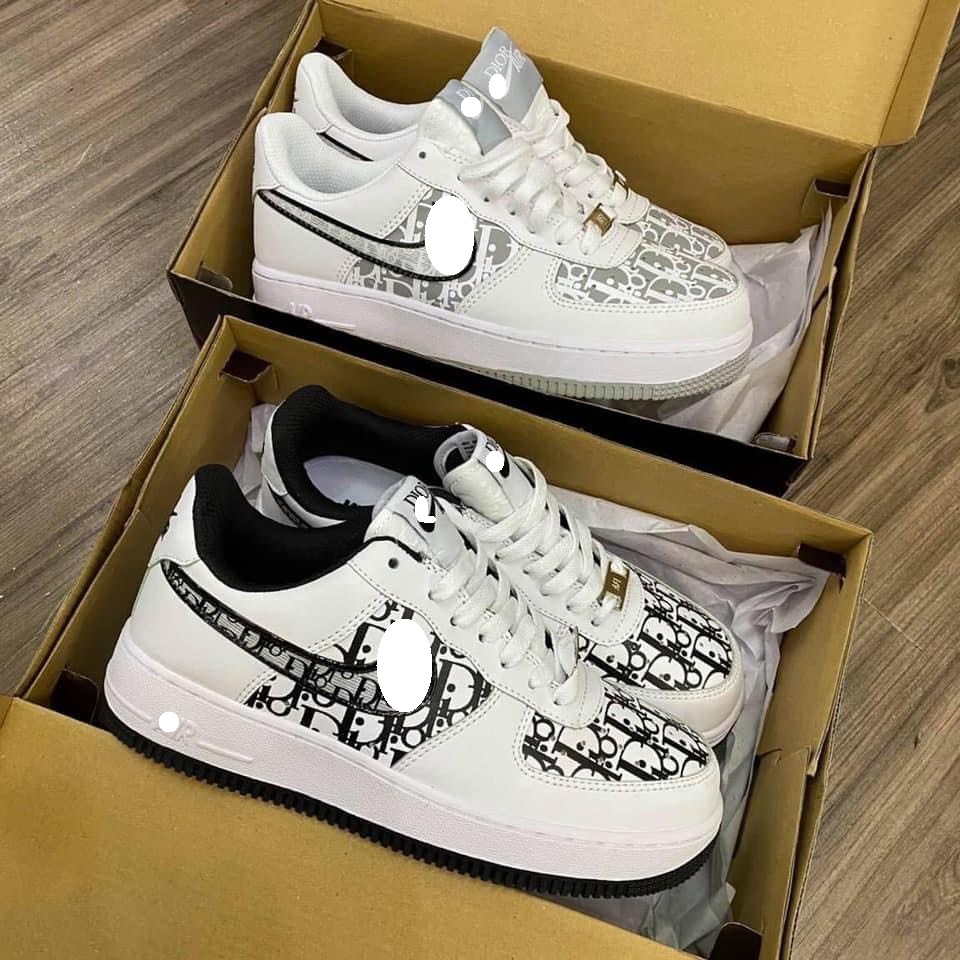 Giày thể thao AF1 ⚡️𝐅𝐑𝐄𝐄 𝐒𝐇𝐈𝐏⚡️Giày nike_Dior AF1 Đế Đen , Đế Xám Hot trend FullBoxbill | BigBuy360 - bigbuy360.vn