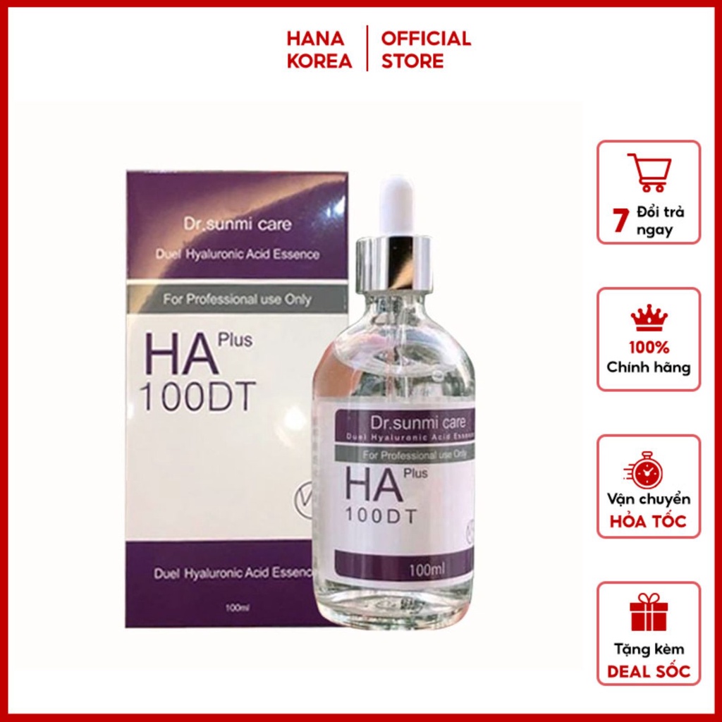 SERUM/ TINH CHẤT CẤP NƯỚC DƯỠNG DA CĂNG BÓNG HA Plus 100DT Dr.Sunmi Care 100ml- HÀN QUỐC