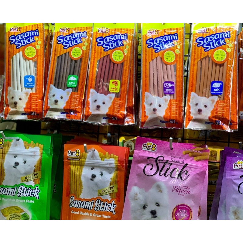 🇹🇭 Que Thưởng Plus OMEGA 3&6 PET8 Sasami Stick 50g