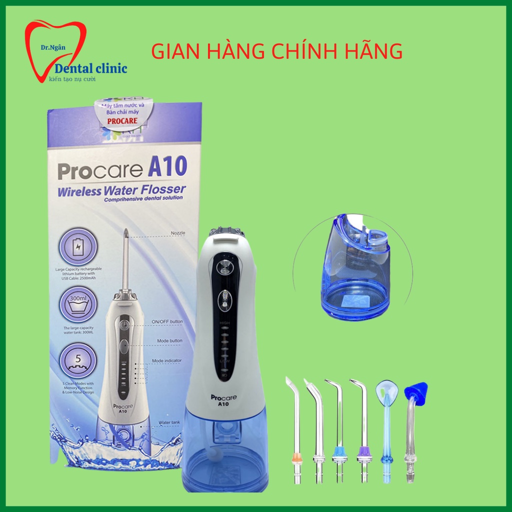 Máy tăm nước procare a10- máy tăm nước vê sinh răng miệng chính hãng - ảnh sản phẩm 4