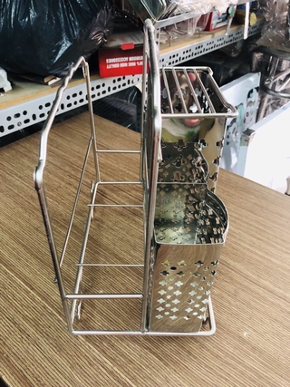 Kệ để dao thớt inox 201 (cao cấp)