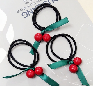 Cột tóc quả cherry (buộc tóc cherry), xinh xắn, dễ thương cho nữ