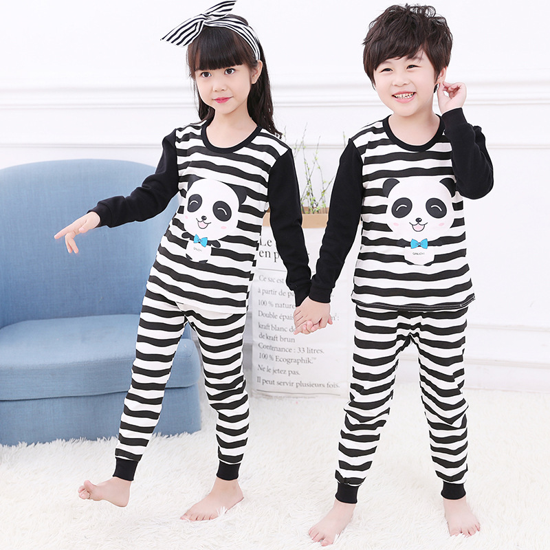 Bộ Đồ Ngủ Vải Cotton Họa Tiết Đáng Yêu Cho Bé