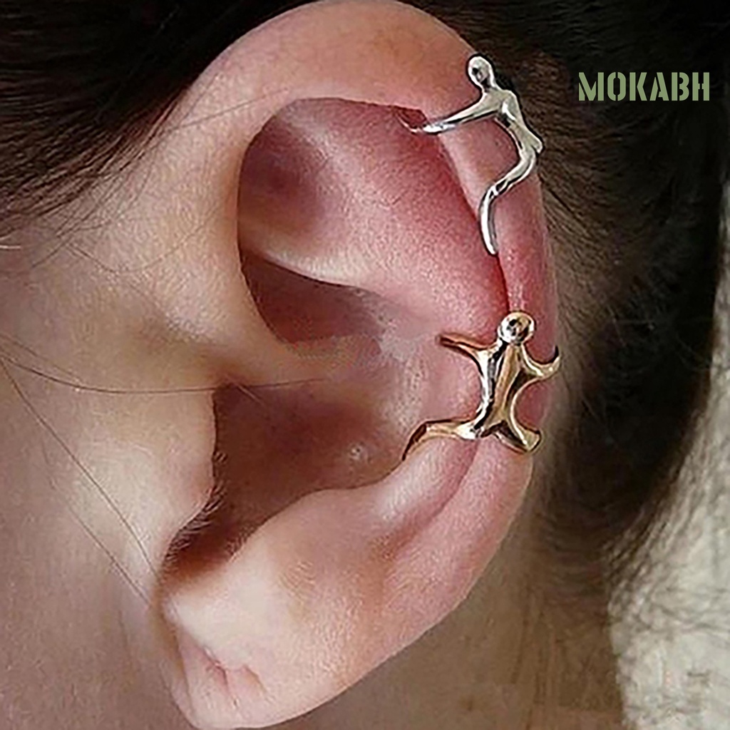 1 Khuyên Kẹp Vành Tai Hình Người Nhỏ Thời Trang Cho Nữ