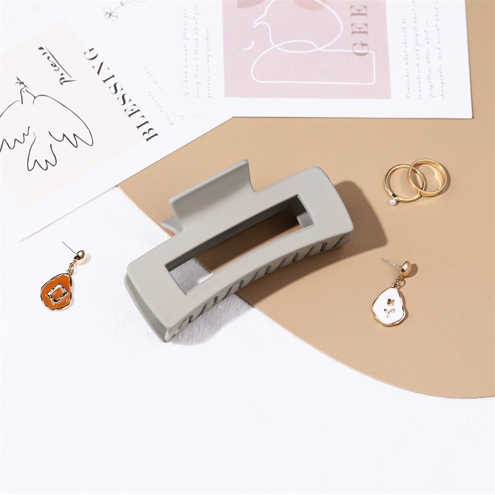 Kẹp tóc ST.KUNKKA hình cá mập cỡ lớn đơn giản phong cách Hàn Quốc thời trang cao cấp