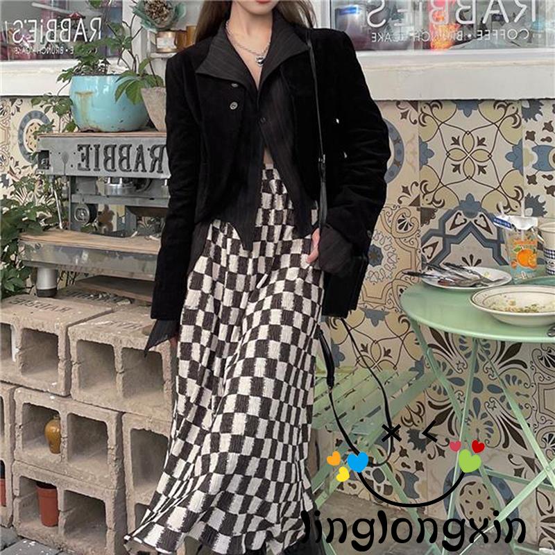 Linglongxi2-Women Trendy Shirt, Solid Color Lapel Long Sleeve Button-Down Blouse with Irregular Cut for Ladies, S/M/L