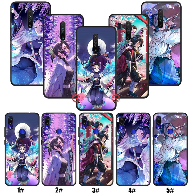 Ốp điện thoại silicon mềm hình Demon Slayer Kimetsu no Yaiba SFI34 cho Xiaomi Redmi Note 6 7 Pro 5A Prime 8
