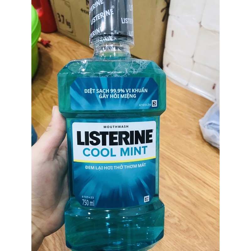 Nước súc miệng Listerine Cool Mint 750ml