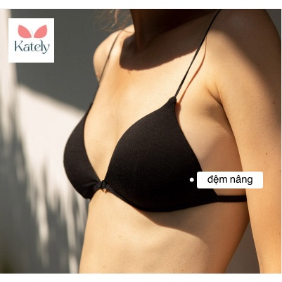 Áo bra dây mảnh, không gọng, khoe lưng quyến rũ, chất liệu cotton mềm mịn, thấm hút mồ hôi, co giãn tốt | BigBuy360 - bigbuy360.vn