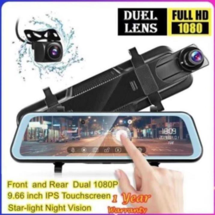 Camera Hành Trình xe ô tô 💥uy tín💥 Màn Hình Cảm Ứng 9.66 Inch Ips 1080p Full Hd Cho Xe Hơi | BigBuy360 - bigbuy360.vn