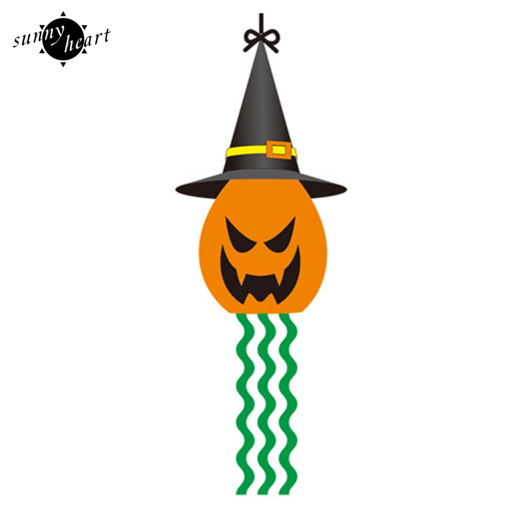 Sunnyheart Đèn Treo Trang Trí Lễ Hội Halloween Hình Ma Quỷ Bí Ngô Có Độ Sáng Cao Cho Lễ Hội Ngoài Trời