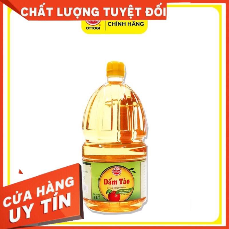 Sale Sốc -  Giấm táo Ottogi can 2 lít . Siroshop.