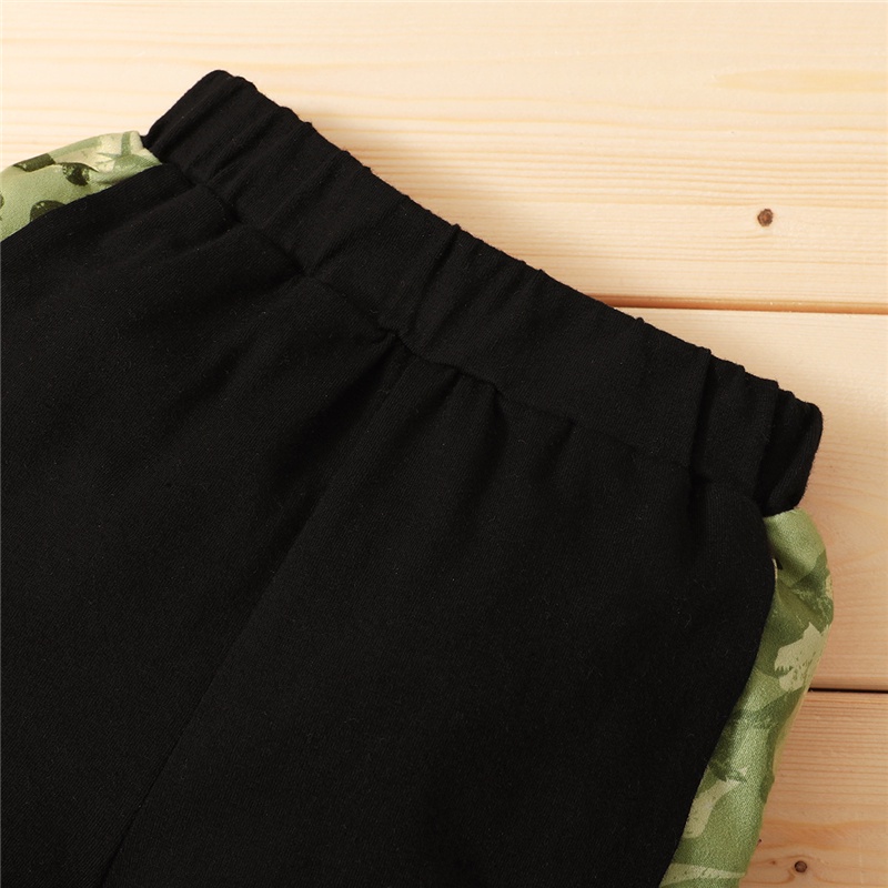 Set trang phục thể thao MIKRDOO 2 món áo thun tay ngắn và quần short thời trang mùa hè cá tính cho bé trai