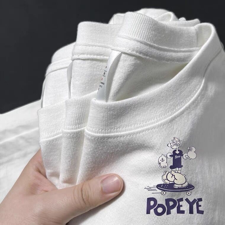 Áo Thun 100% Cotton Nguyên Chất Ngắn Tay Thời Trang Mùa Hè Hàn Quốc Cho Nữ