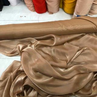 Vải organza lụa đủ màu 2020