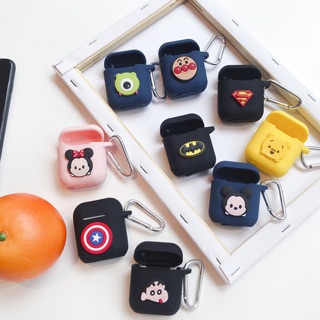 Bọc Airpod silicon dày dặn kèm móc treo - Airpod case