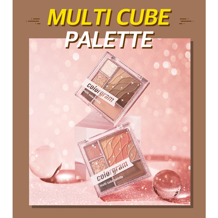 Colorgram Multi Cube Palette 4 Colors
